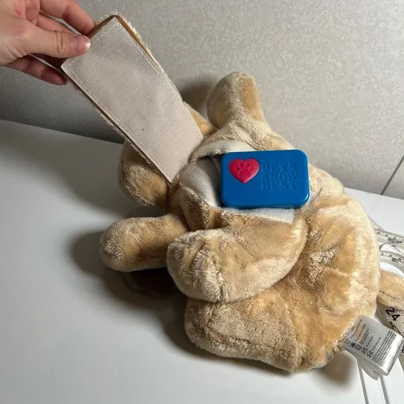 Huggie Pup Cuddly Puppy Behavioral Aid Toy for Crate Training heart beat battery - Picture 8 of 10